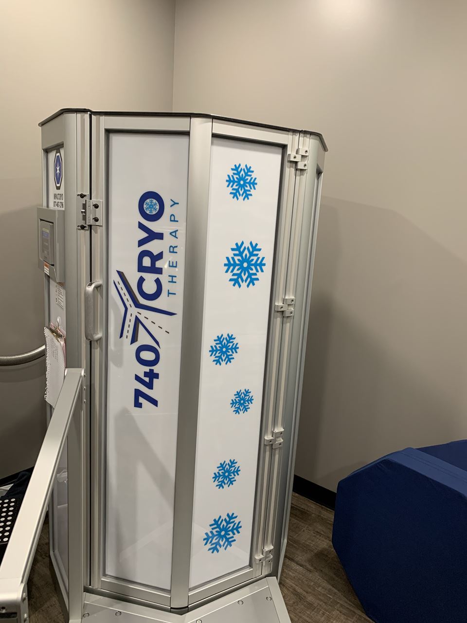 740YCryo Facility Tour Cryotherapy Cryoskin Treatment Service Zanesville Ohio Business Office Near Me Low Temperature Medical Therapy Recovery